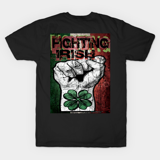 Fighting Irish Tee Shirt Irish Pride by WarriorX